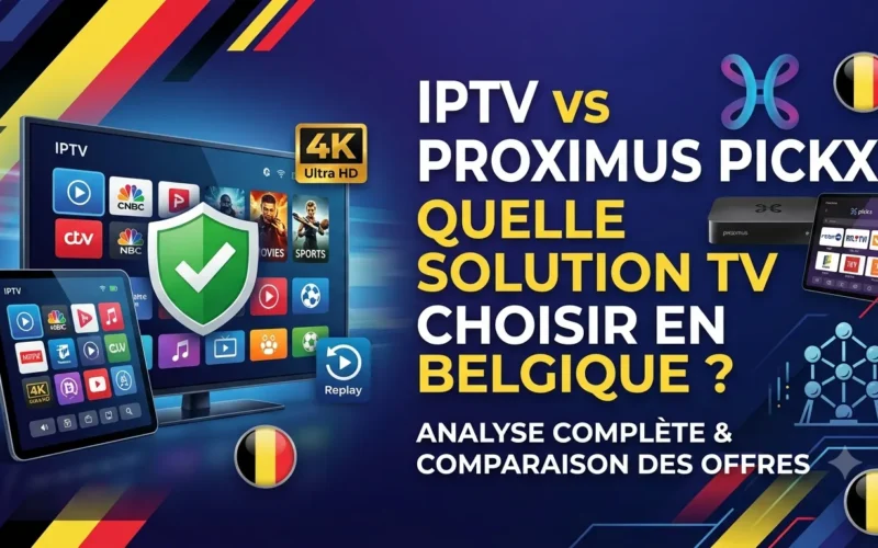 IPTV vs Proximus Pickx : quelle solution TV choisir en Belgique ?