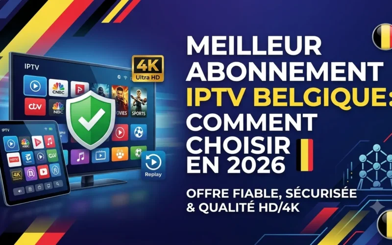 Meilleur abonnement IPTV Belgique : comment choisir une offre fiable en 2026
