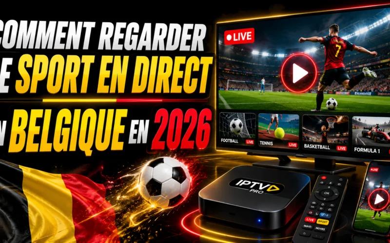 Comment regarder le sport en direct en Belgique en 2026