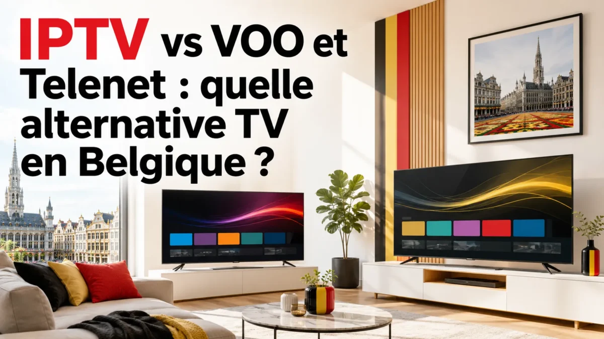 IPTV vs VOO et Telenet : quelle alternative TV en Belgique ?
