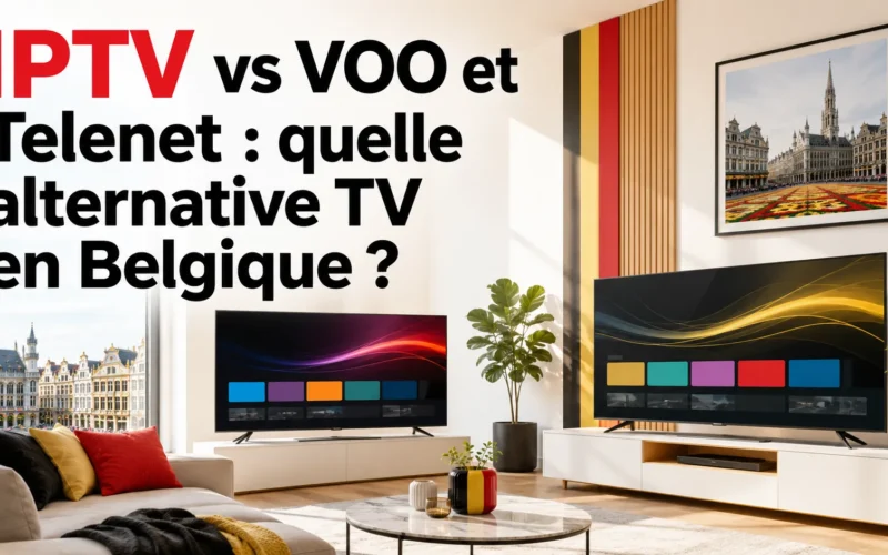 IPTV vs VOO et Telenet : quelle alternative TV en Belgique ?