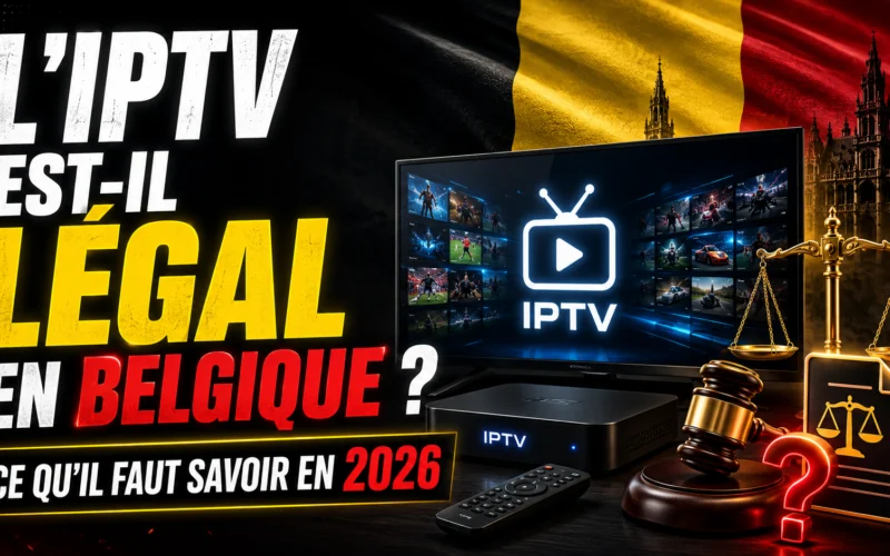 L&rsquo;IPTV est-il légal en Belgique ? Ce qu&rsquo;il faut savoir en 2026