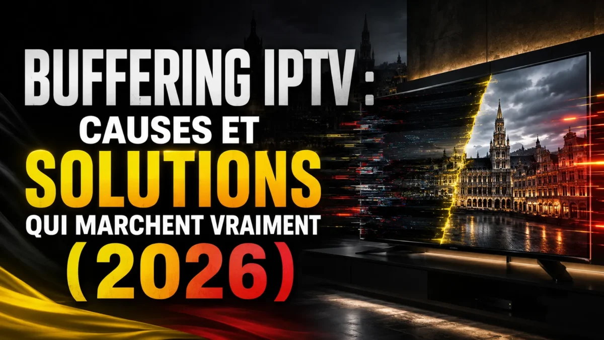 Buffering IPTV : causes et solutions qui marchent vraiment (2026)