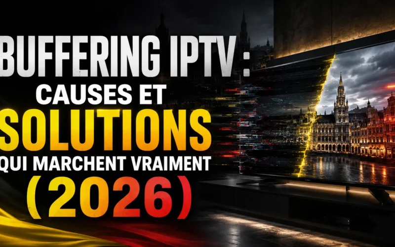 Buffering IPTV : causes et solutions qui marchent vraiment (2026)