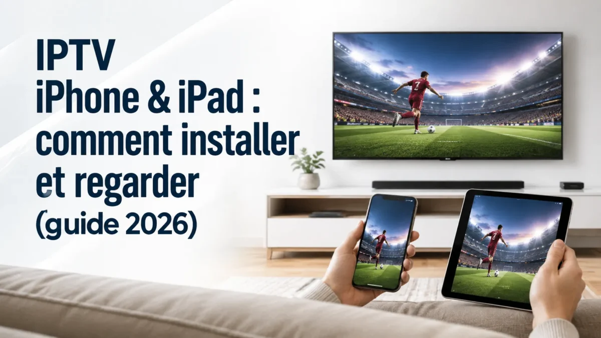 IPTV iPhone & iPad : comment installer et regarder (guide 2026)
