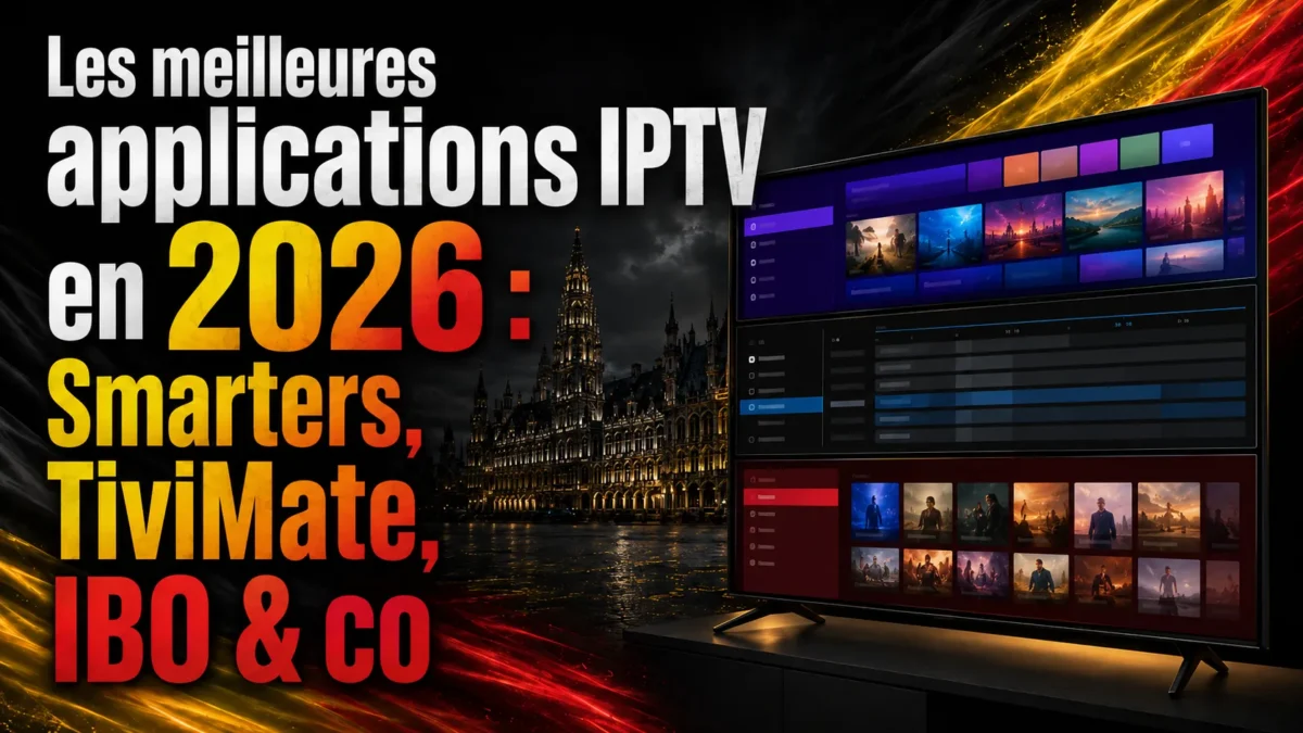 Les meilleures applications IPTV en 2026 : Smarters, TiviMate, IBO & co