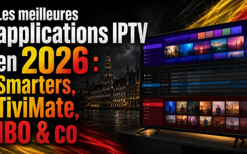Les meilleures applications IPTV en 2026 : Smarters, TiviMate, IBO & co